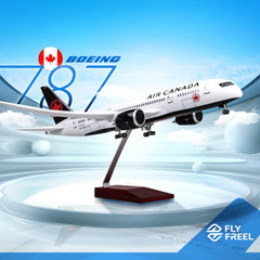 1:130 Air Canada Boeing 787 Black Graffiti Airplane Model 18” Decoration & Gift