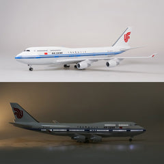 1:150 Air China Boeing 747 Airplane Model 18” Decoration & Gift (LED)