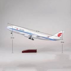 1:150 Air China Boeing 747 Airplane Model 18” Decoration & Gift (LED)