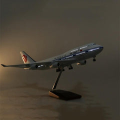 1:150 Air China Boeing 747 Airplane Model 18” Decoration & Gift (LED)