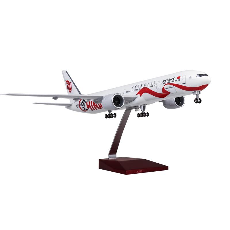 1:157 Air China Boeing 777-300ED Airplane Model 18” Decoration & Gift (LED)