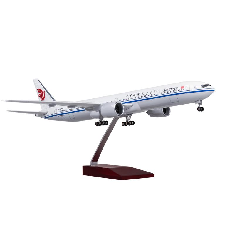 1:157 Air China Boeing 777 Airplane Model 18” Decoration & Gift (LED)