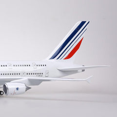 1:160 Air France Airbus 380 Airplane Model 18” Decoration & Gift (LED)