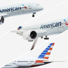 1:130 American Airlines Boeing 787 Airplane Model 18” Decoration & Gift