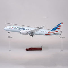 1:130 American Airlines Boeing 787 Airplane Model 18” Decoration & Gift