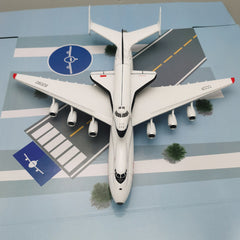 1/200 Ukrainian Antonov AN-225 Space Shuttle Blizzard Large Transport Aircraft Model