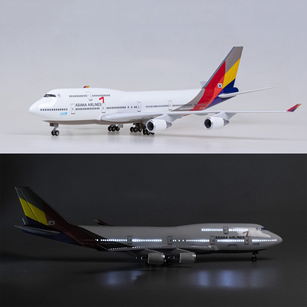 ASIAN AIRLINES 747モデル 1/4 00 ASIAN AIRLINES 747モデル 1/4 00