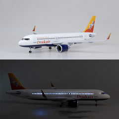 1:80 Druk Air A320 NEO Airplane Model 18” Decoration & Gift (LED)