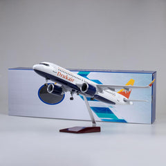 1:80 Bhutan Airlines A320NEO Airplane Model 18” Decoration & Gift (LED)