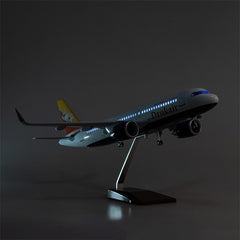 1:80 Druk Air A320 NEO Airplane Model 18” Decoration & Gift (LED)