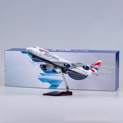 1/150 British Airways Boeing 747 Airplane Model 18” Decoration & Gift