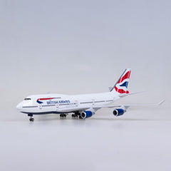 1/150 British Airways Boeing 747 Airplane Model 18” Decoration & Gift