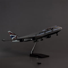 1/150 British Airways Boeing 747 Airplane Model 18” Decoration & Gift