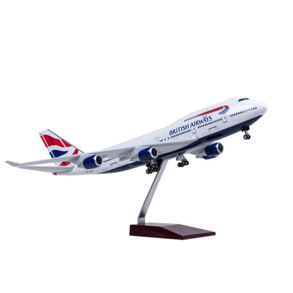 1/150 British Airways Boeing 747 Airplane Model 18” Decoration & Gift