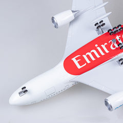 1:160 Emirates Expo A380 Airplane Model 18” Decoration & Gift (LED)