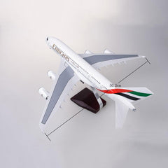 1/160 Emirates Airline A380 Airplane Model 18” Decoration & Gift
