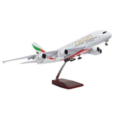 1/160 Emirates Airline A380 Airplane Model 18” Decoration & Gift