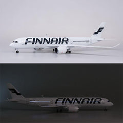 1:142 Finnair Airbus 350 Airplane Model 18” Decoration & Gift