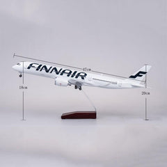 1:142 Finnair Airbus 350 Airplane Model 18” Decoration & Gift