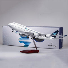 1:150 Garuda Indonesia Boeing B747 Airplane Model 18” Decoration & Gift (LED)