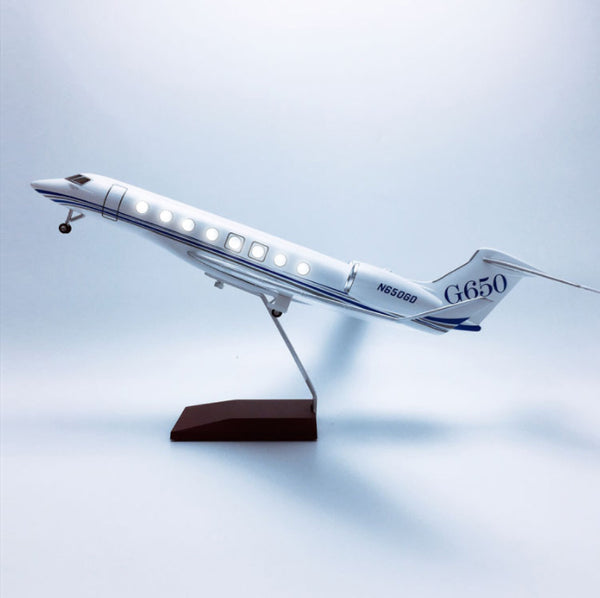 1:75 Gulfstream Aircraft Model G650 Long Range Private Jets | Decoration & Gift