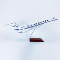 1:75 Gulfstream Aircraft Model G650 Long Range Private Jets | Decoration & Gift