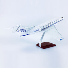 1:75 Gulfstream Aircraft Model G650 Long Range Private Jets | Decoration & Gift