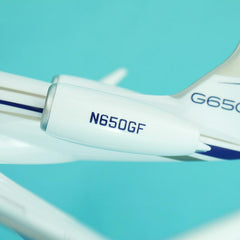 1:100 Gulfstream Aircraft Model G650/G650ER Decoration & Gift