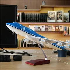 1:150 KLM Royal Dutch Airlines Boeing 747 Airplane Model 18” Decoration & Gift