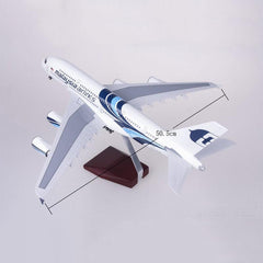 1:160 Malaysia Airlines A380 Airplane Model 18” Decoration & Gift (LED)