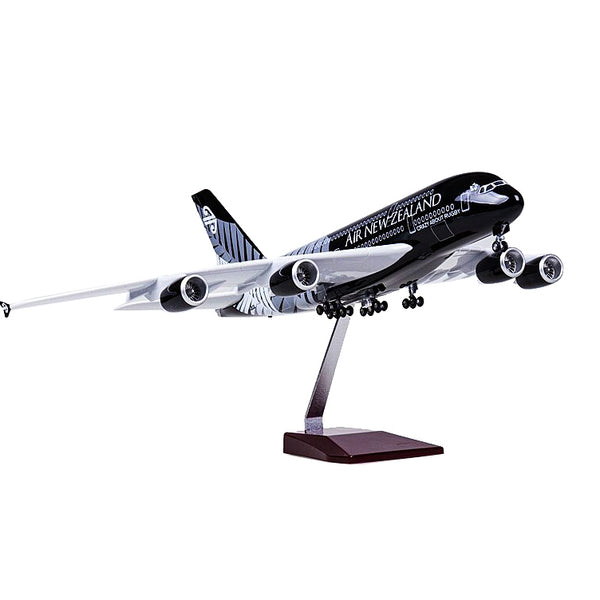 1:160 Air New Zealand Airbus A380 Airplane Model 18” Decoration & Gift LED