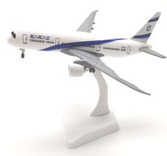 EL AL B787 1/200 ALLOY AIRPLANE MODEL 20CM