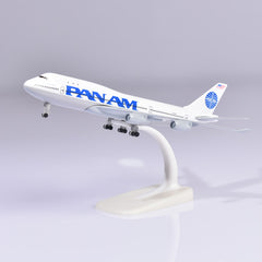 1:350 Pan Am Boeing 747 Airplane Model 20cm