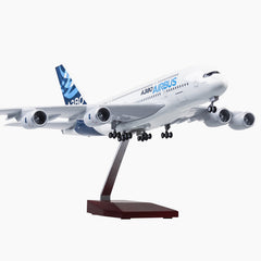 1/160 Prototype Model Airbus A380 W/Wood Stand, Gear & LED