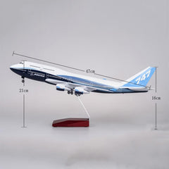 1:150 Prototype Boeing 747-10 Airplane Model 18” Decoration & Gift (LED)