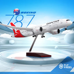 1:130 Qantas Airlines Boeing 787 Airplane Model 18” Decoration & Gift