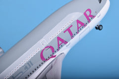 1:160 Qatar Airways Airbus 380 Airplane Model 18” Decoration & Gift (LED)