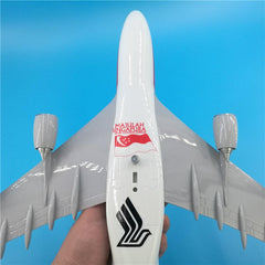 1:150 Singapore Airlines Airbus 380 Commemorative Painted Airplane Model 18” Decoration & Gift