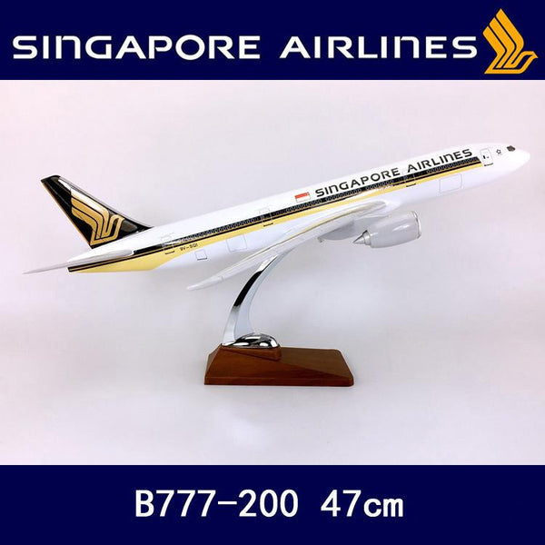 1:150 Singapore Airlines B777-200 Airplane Model 18” Decoration & Gift