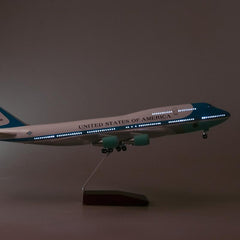 1:150 USAF Air Force One Boeing Airplane Model 18” Decoration & Gift