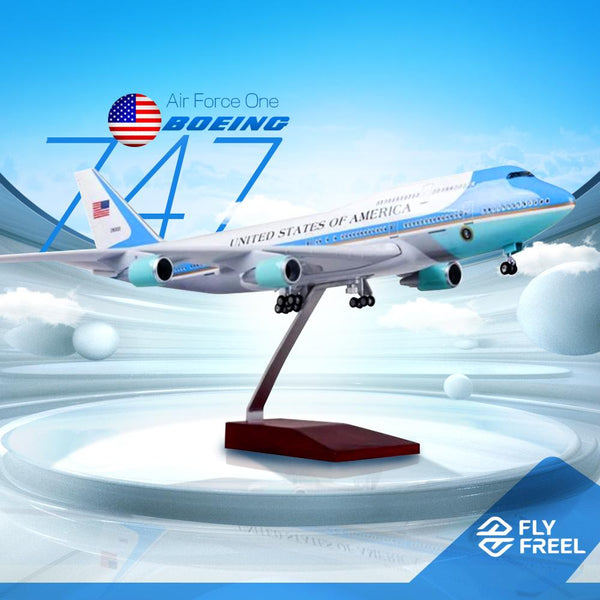 1:150 USAF Air Force One Boeing Airplane Model 18” Decoration & Gift