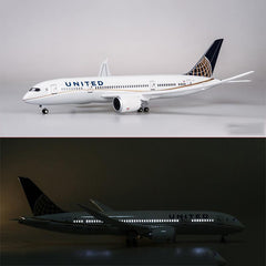 1:130 United Airlines Boeing 787 Airplane Model 18” Decoration & Gift