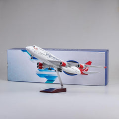 1:150 Virgin Atlantic Boeing 747-400 Airplane Model 18” Decoration & Gift (LED)