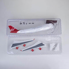 1:150 Virgin Atlantic Boeing 747-400 Airplane Model 18” Decoration & Gift (LED)