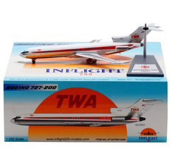 Outofprint Trans World Airlines TWA Boeing B727-200 NI2304 Airplane Model 1:200